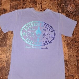 New Orleans Blue/Purple Short Sleeve Tee